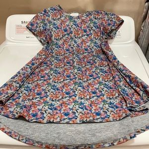 Girls size 8 Lularoe Scarlett dress, never worn